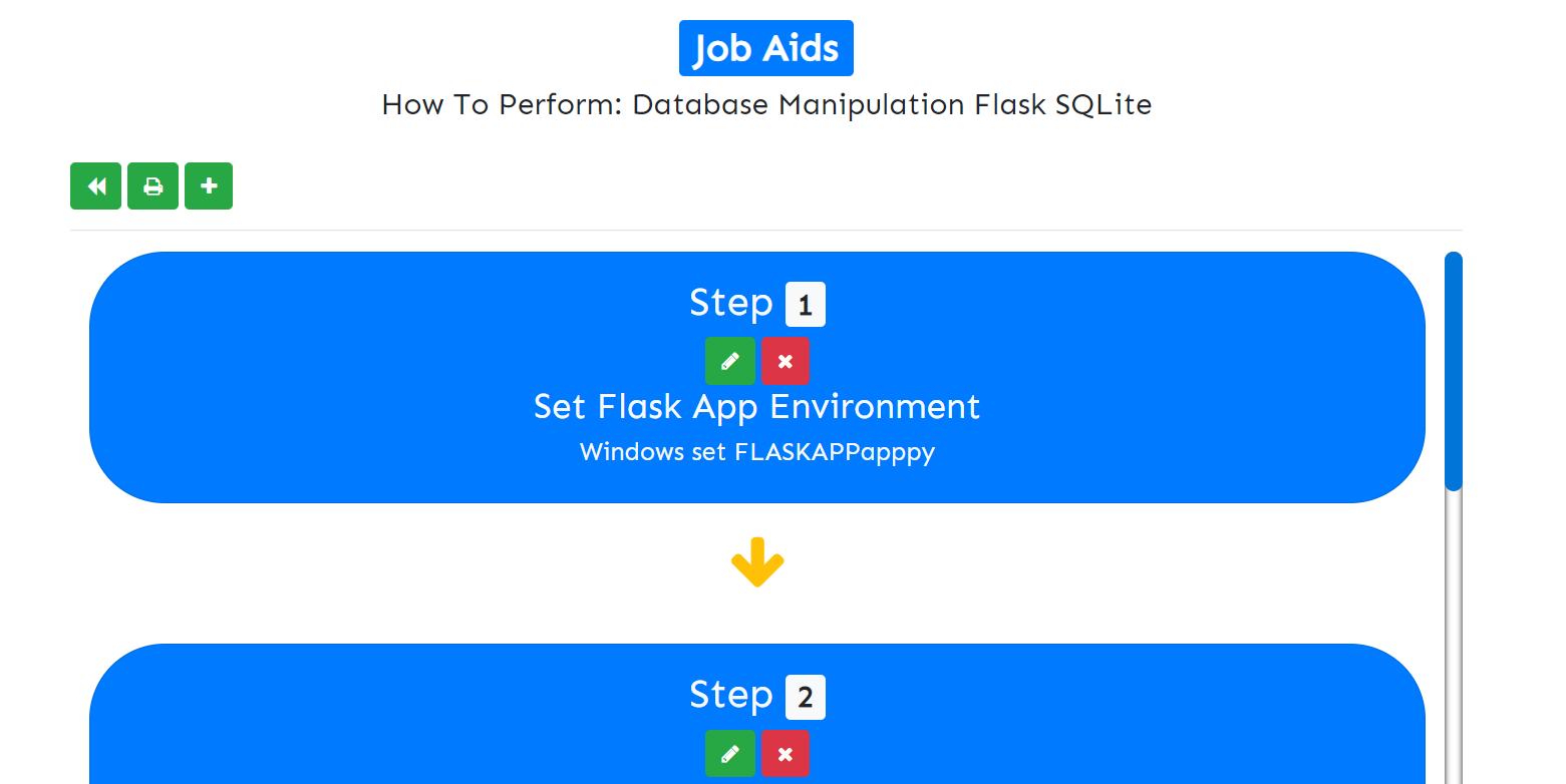 job aid creation app